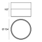 90297 Linea Light Crumb PL LED M современный потолочный светильник чёрный; дымчатый чёрный — фото 3