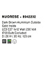 8942202 NUORESE Novaluce светильник LED E27 1x12Вт 230В IP20