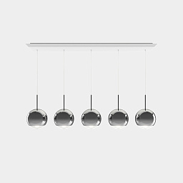 MIRROR-BALL-LINEAR-PENDANT-SYSTEM Tom Dixon Mirror Ball Подвесная система