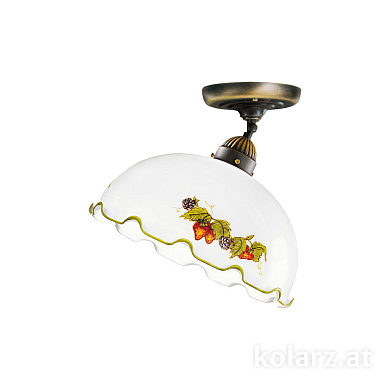 Kolarz NONNA 731.10.114 потолочный светильник состаренная латунь ø30cm длина 42cm ширина 42cm макс. высота 42cm 1 лампа e27