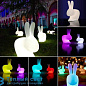 RABBIT CHAIR OUTDOOR внешнее световое оформление Qeeboo 90006LED