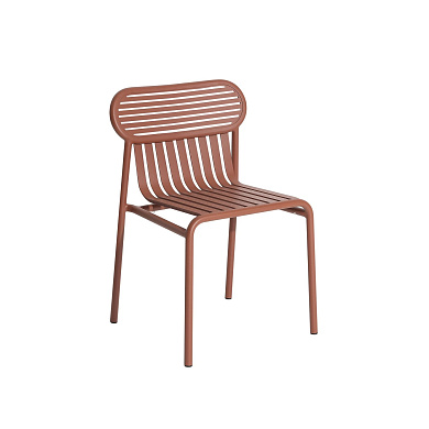 M0740113 WEEK-END Petite Friture Обеденный стул садовый металлический терракотовый