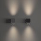 Уличный настенный светильник Snif AP1 SQUARE Ideal Lux 144276, белый — фото 5