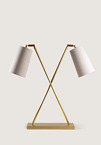 Brass shown with 2 X 5 Willow Empire in Natural Linen with Cream Card lining