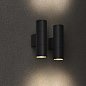 Уличный настенный светильник Gun AP2 BIG Ideal Lux 092317, черный — фото 6