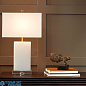 Alabaster Rectangular Table Lamp-Brass Global Views настольная лампа