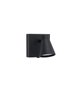 Sandy Black Metal LED GU10 1x10 Watt 100-240Volt IP20 bulb excluded Switch On/Off L: 10 W: 15 H: 10 cm