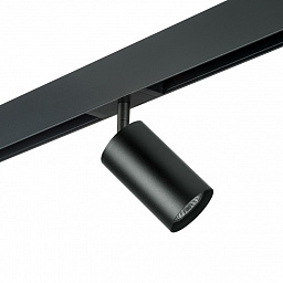 PRO437 Lightstar Rullo потолочный светильник на штанге цилиндрической формы черного цвета для однофазного трека
