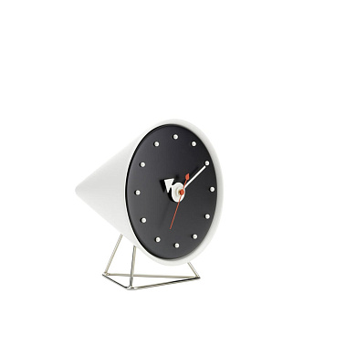 21503401 Cone Vitra Часы настольные конусные черные