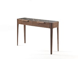 Консоль Ziggy 10 Porada с мраморной столешницей и двумя ящиками