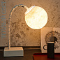 In-es.artdesign Micro T. Luna TL гибкий настольный светильник чёрный; белый IN-ES060013PN — фото 1
