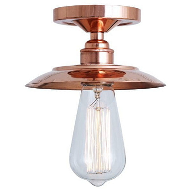 Suva Flush Polished Copper Ceiling Fitting подвесной светильник Mullan Lighting MLCF23