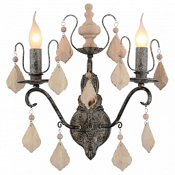 1763-2W Favourite Albero настенное бра с двумя рожками и декоративными подвесками