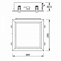 9093 Mantra Blue Sky встраиваемый светильник 16W 1280lm 4200K — фото 7