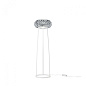 FN311003ML_25 Foscarini Caboche plus media PT торшер с регулировкой яркости серый — фото 1