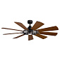 65" Gentry Fan Anvil Iron люстра-вентилятор 300265AVI Kichler — фото 9