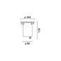E122 Light Up iGuzzini Recessed floor luminaire Earth D=144 mm - Neutral White - Diffuse optic — фото 1
