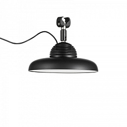 F44L13 02 Fabbian Freeline потолочный светильник с черным кольцевым плафоном IP40