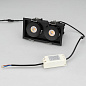 028151 Arlight Светильник CL-SIMPLE-S148x80-2x9W Warm3000 (BK, 45 deg) — фото 4