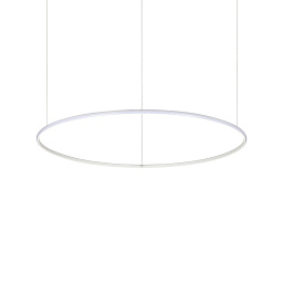 258751 Ideal lux Hulahoop подвесной светильник кольцевой формы белого цвета