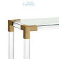 111986 Console Table Royalton brushed brass finish  Eichholtz