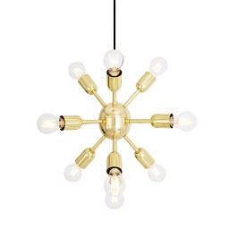 MLF282 Mullan Lighting Glenties подвесная люстра «спутник» с десятью открытыми лампами