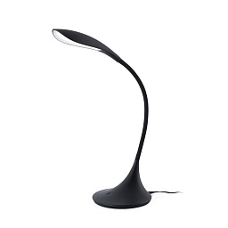 настольная лампа чёрная LED 6W