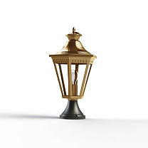 Victoria N° 7; Clear polycarbonate E27 105W; Tinted lacquered brass
