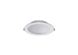 CLT 524C105 WH Crystal Lux Lunora встраиваемый потолочный светильник с белым корпусом и матовым рассеивателем