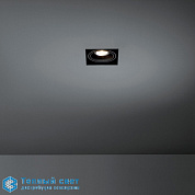 Mini multiple trimless 1x LED retrofit 2700K medium black Modular