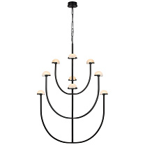 Pedra X-Large Three-Tier Chandelier бронза с алебастром