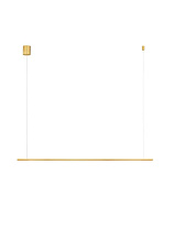 Triac Dimmable Brass Gold Aluminium LED 20 Watt 220-240 Volt 1300Lm IP20 2700-3000-4000K CCT by Dip Switch L:120 W:7 H:150 cm