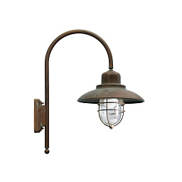 3313 Moretti Luce Patio Cage уличный настенный светильник на кронштейне с решётчатым рассеивателем