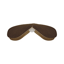 Forget Me Not large dark oak Ø 38 x 11 cm