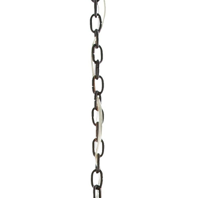 CHN-101 - 3' Matte Black Iron Chain 