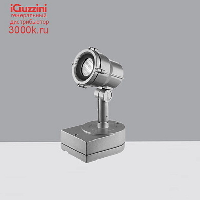 E198 Woody iGuzzini Spotlight with base - Neutral White Led - integrated electronic control gear - Medium optic