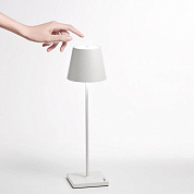POLDINA - Lampe de table nomade/Blanc