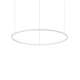 258768 Ideal lux Hulahoop подвесной светильник в виде светящегося кольца белого цвета