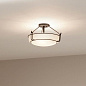 Alkire 16.5" 3 Light Semi Flush Black потолочный светильник 44085BK Kichler — фото 2