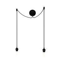 Cannonball black cluster 2 Ø 12cm L 2,5 m