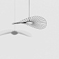 L0840103 VERTIGO Petite Friture Подвесной светильник геометрический сферический малый черно-белый — фото 1