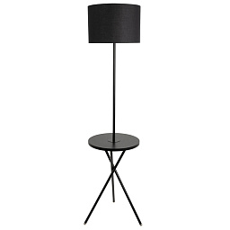 A2070PN-1BK Arte Lamp COMBO торшер с полкой и текстильным абажуром