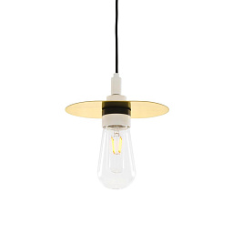MLBP013 Mullan Lighting Kai подвесной светильник с металлическим дисковым отражателем и вытянутой лампой