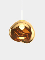 Подвесной светильник Tom Dixon Melt Medium - Золотой полированный Поликарбонат