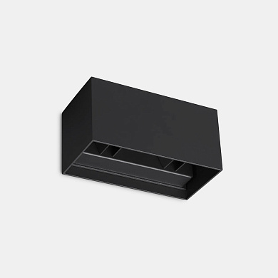 уличный настенный светильник чёрный с матовой поверхностью