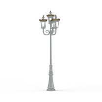 Louvre N° 11; one-piece clear glass E27 105W; Silk grey