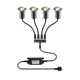 круглые маломощные встраиваемые в покрытие LED-маркеры (комплект)