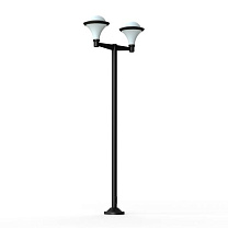Dallas N° 11; Opal polycarbonate E27 75W; Dark black