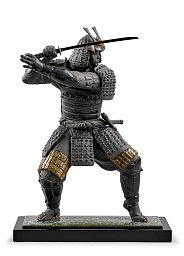 Керамическая скульптура самурая с катаной Samurai Warrior Lladro 01009230
