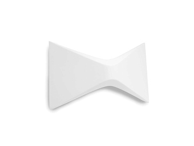 настенный керамический светильник с перекрещивающимся световым рисунком